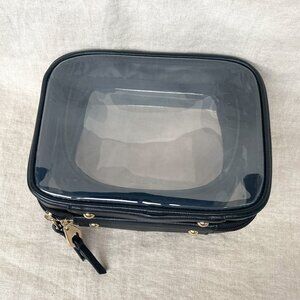 CALPAK Small Clear Cosmetics Case in Black